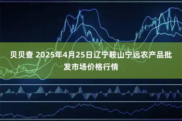 贝贝查 2025年4月25日辽宁鞍山宁远农产品批发市场价格行情