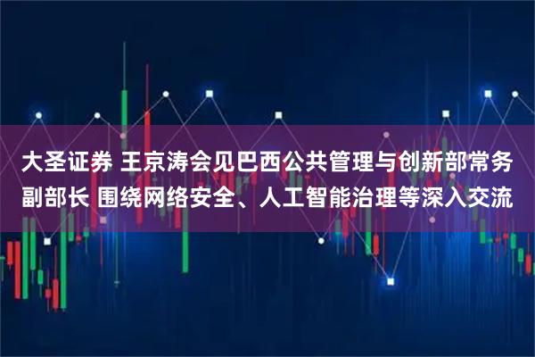大圣证券 王京涛会见巴西公共管理与创新部常务副部长 围绕网络安全、人工智能治理等深入交流