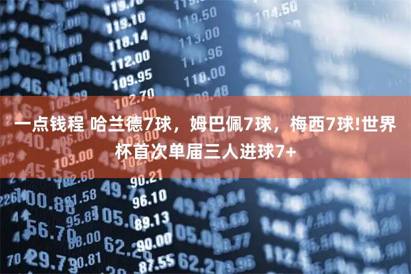 一点钱程 哈兰德7球，姆巴佩7球，梅西7球!世界杯首次单届三人进球7+